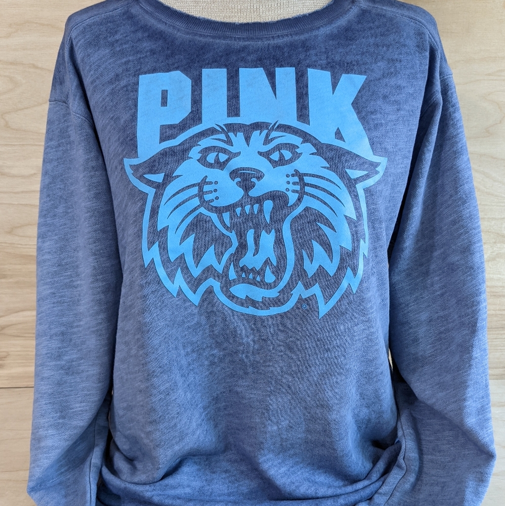 Pink Victoria's Secret Collegiate Wildcats Sweatshirt With 5th & Ocean Size XS